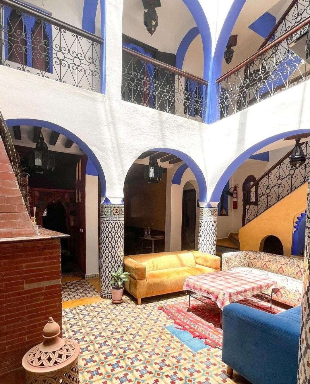 Riad Tassili Chaouen เชฟชาอูน ภายนอก รูปภาพ